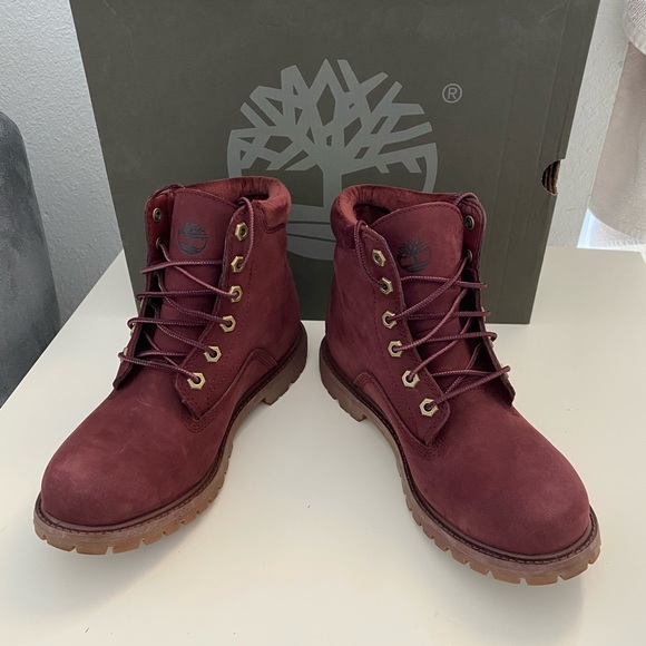 burgundy nubuck timberlands